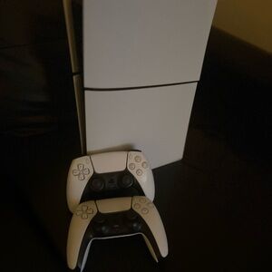 Sony Console with Dual Controllers - White